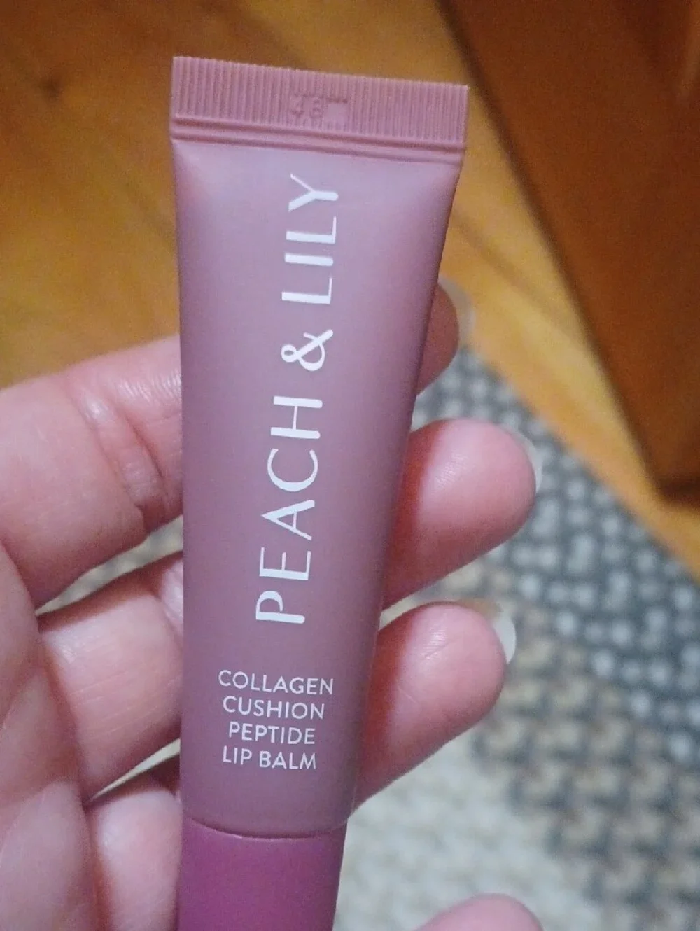Peach & Lily Collagen Cushion Peptide Lip Balm — Sugar Plum